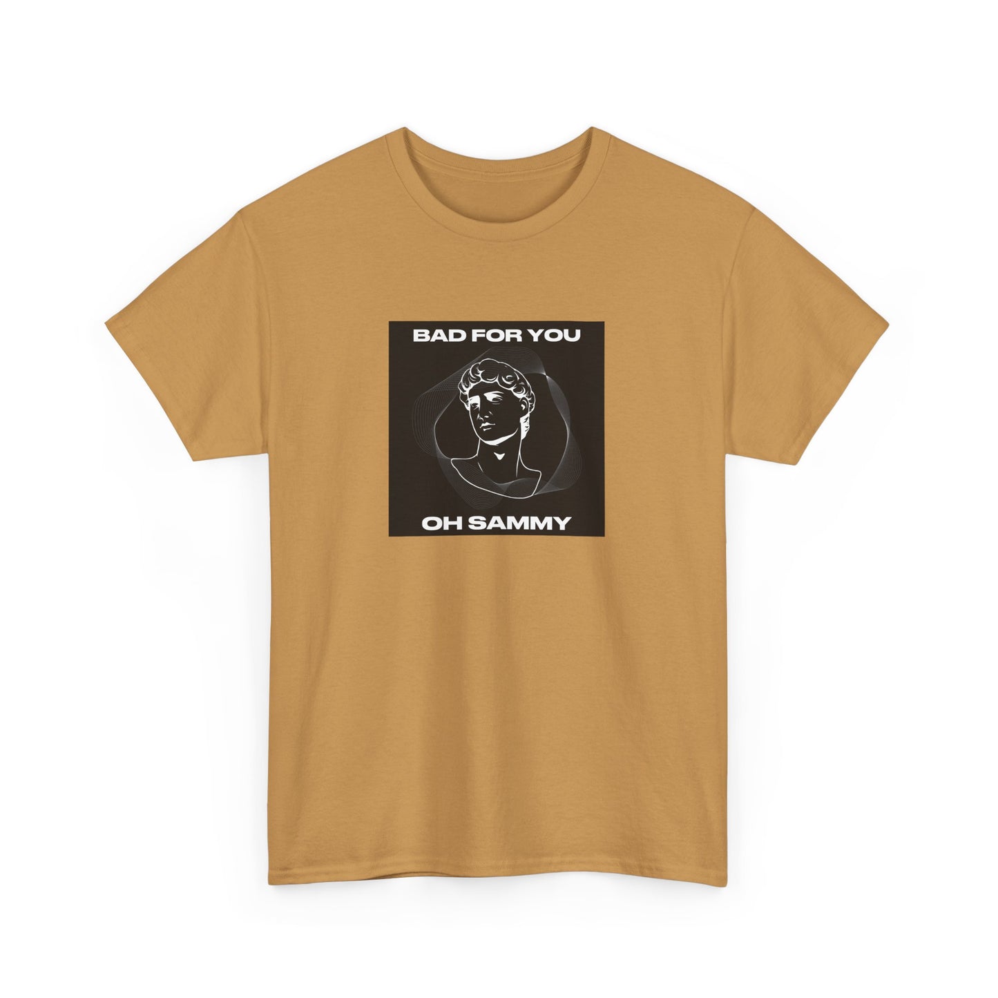 Oh Sammy BAD FOR YOU -Album cover art Unisex Heavy Cotton Tee