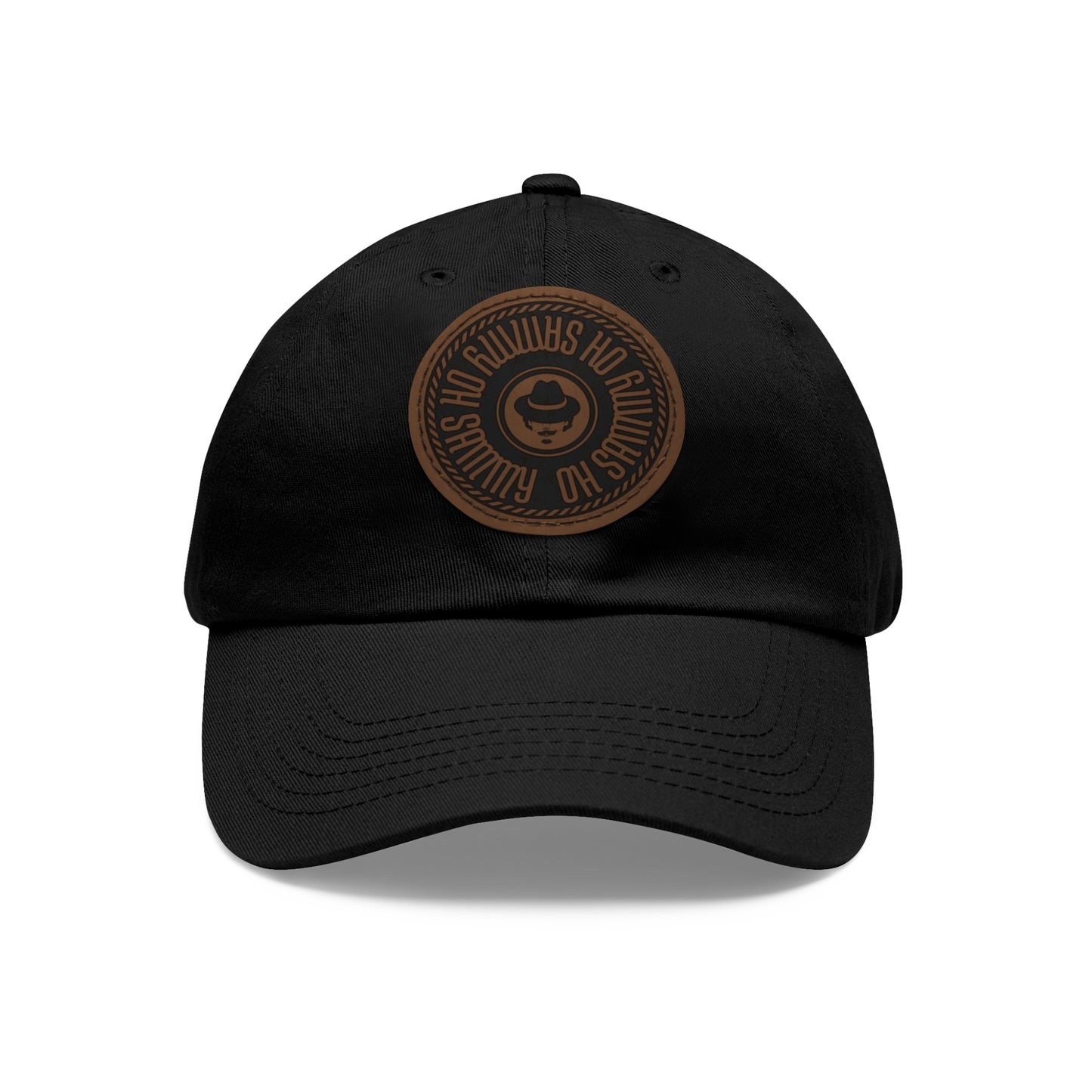 Official Oh Sammy Dad Hat with Leather Patch (Round)