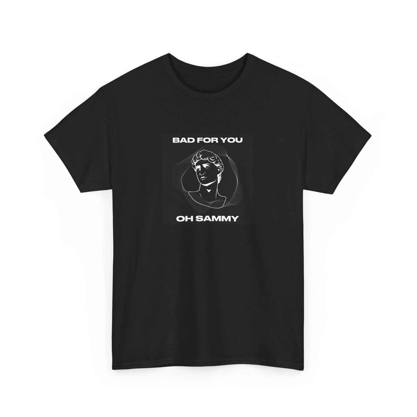 Oh Sammy BAD FOR YOU -Album cover art Unisex Heavy Cotton Tee