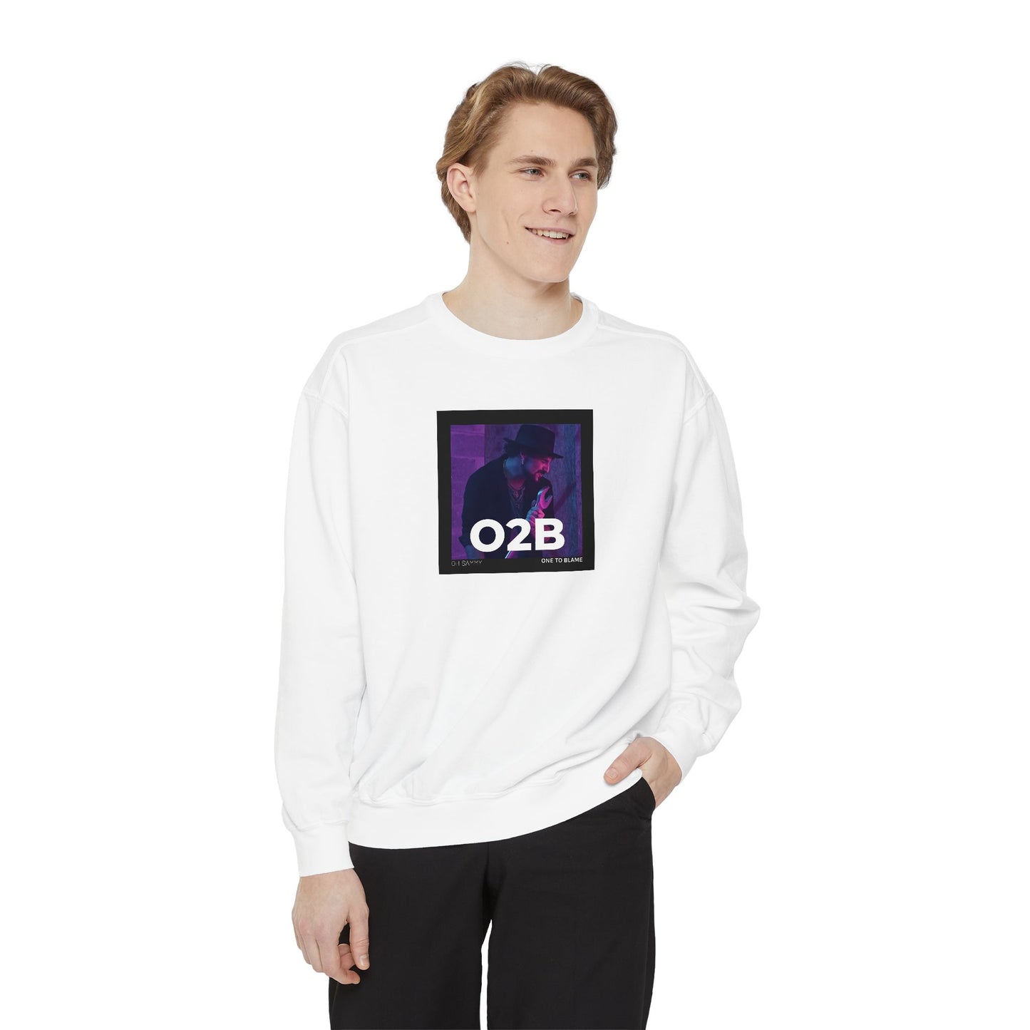 Oh Sammy ONE TO BLAME Garment-Dyed Sweatshirt