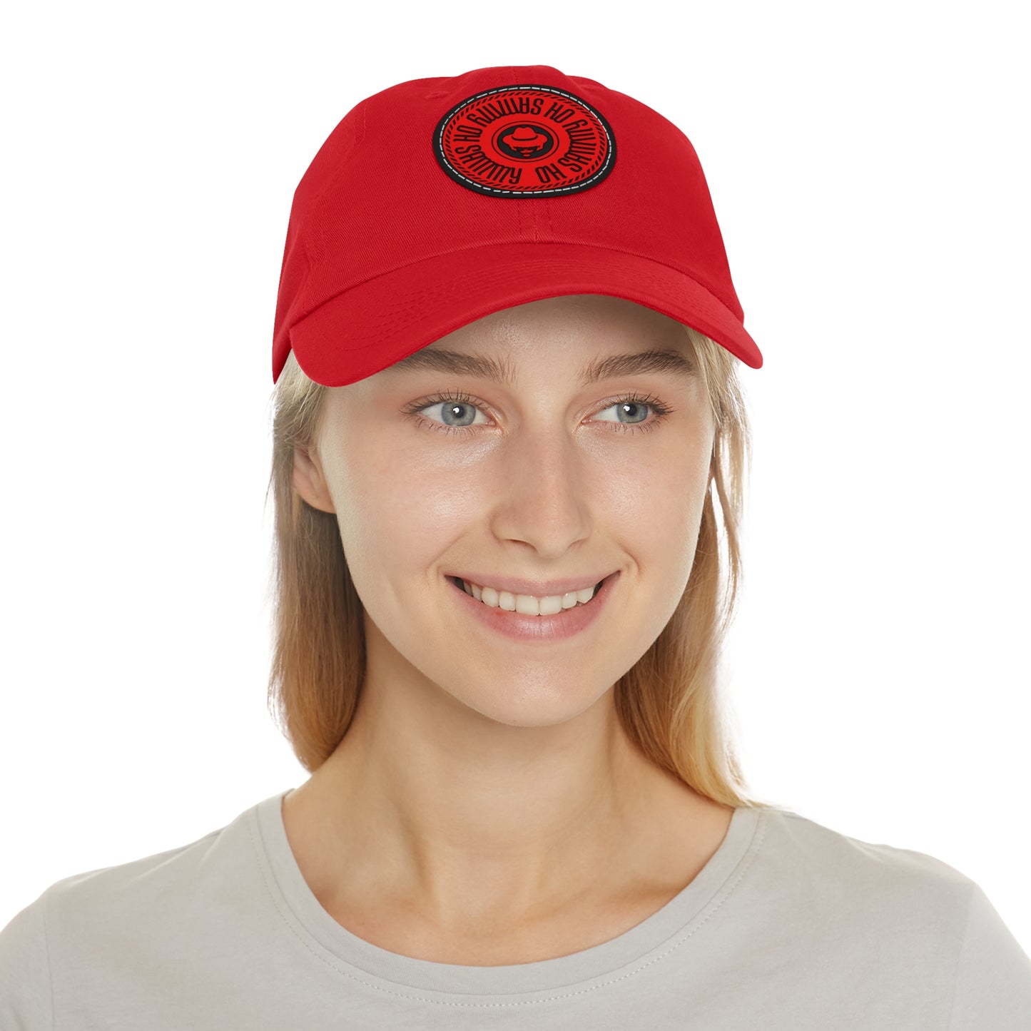 Official Oh Sammy Dad Hat with Leather Patch (Round)