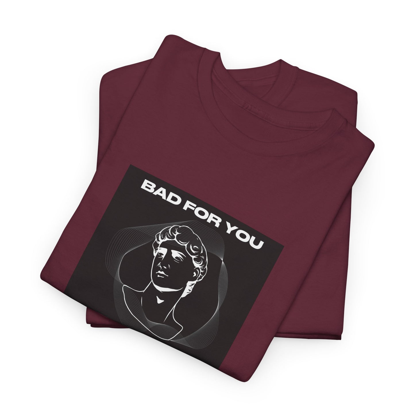Oh Sammy BAD FOR YOU -Album cover art Unisex Heavy Cotton Tee