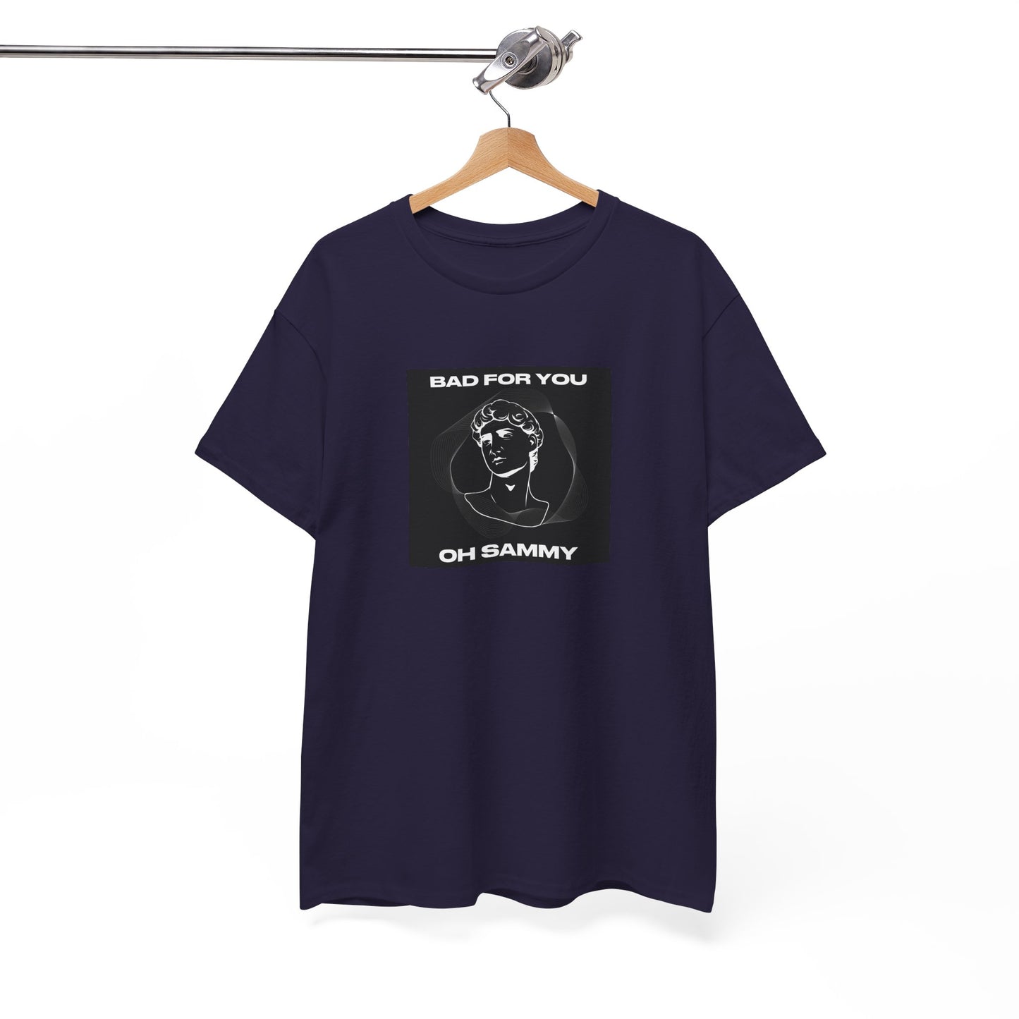 Oh Sammy BAD FOR YOU -Album cover art Unisex Heavy Cotton Tee