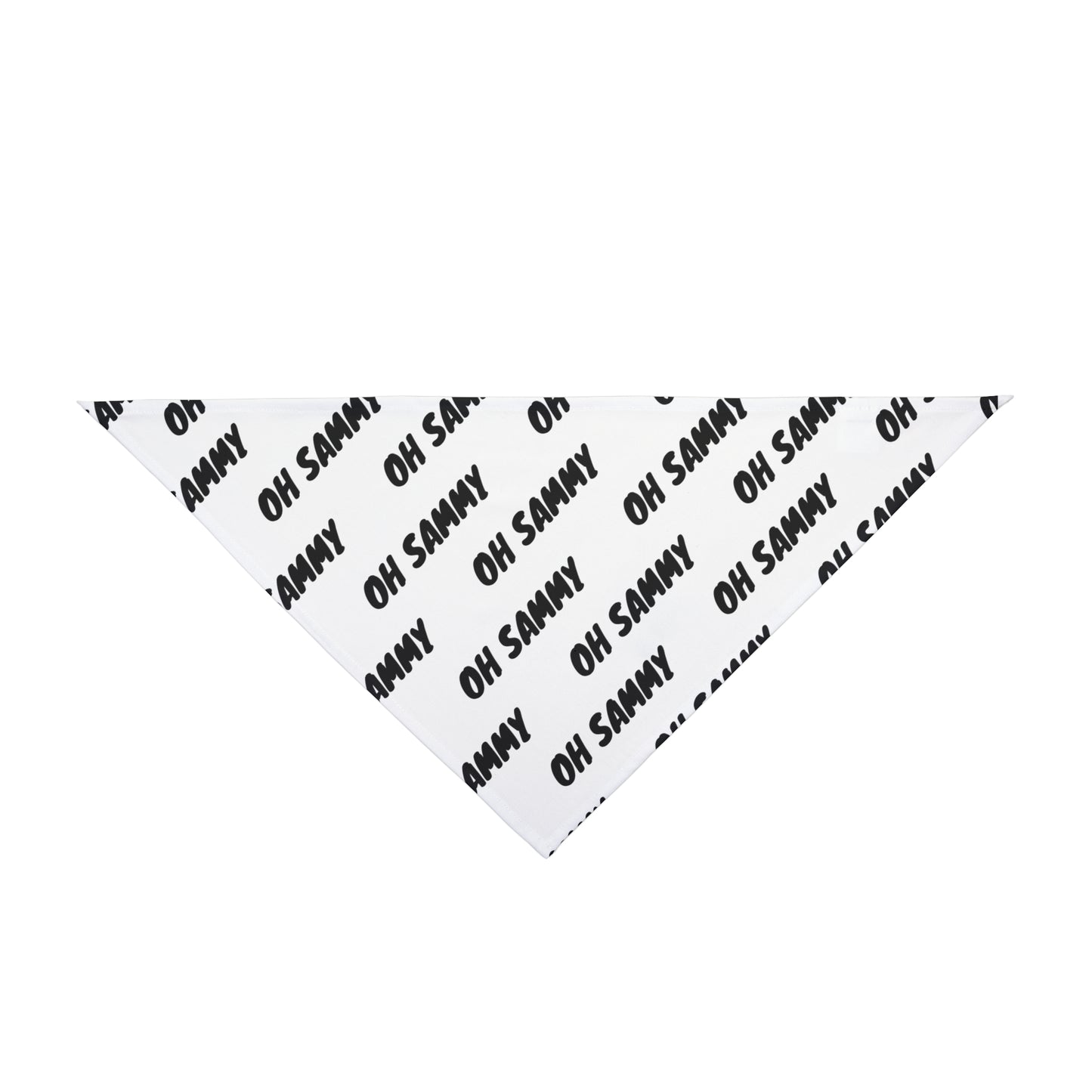 Oh Sammy Logo Pet Bandana