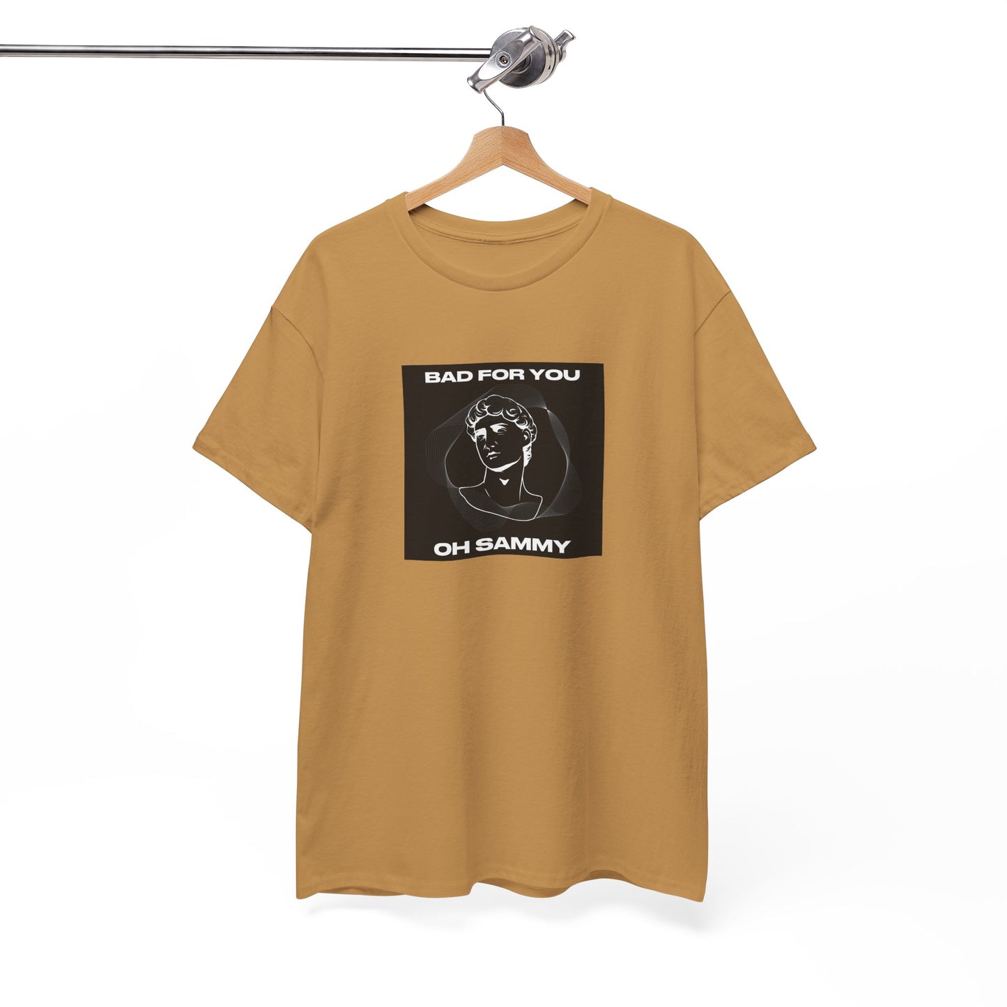 Oh Sammy BAD FOR YOU -Album cover art Unisex Heavy Cotton Tee