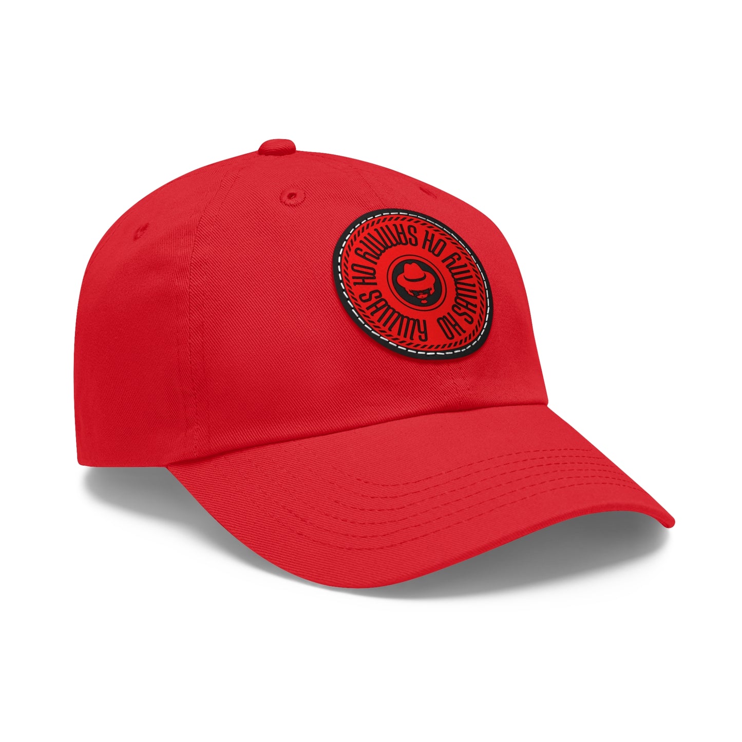Official Oh Sammy Dad Hat with Leather Patch (Round)