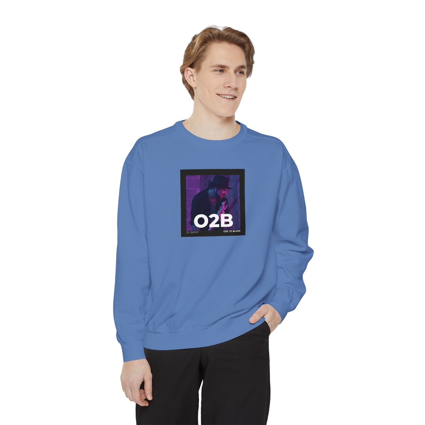 Oh Sammy ONE TO BLAME Garment-Dyed Sweatshirt