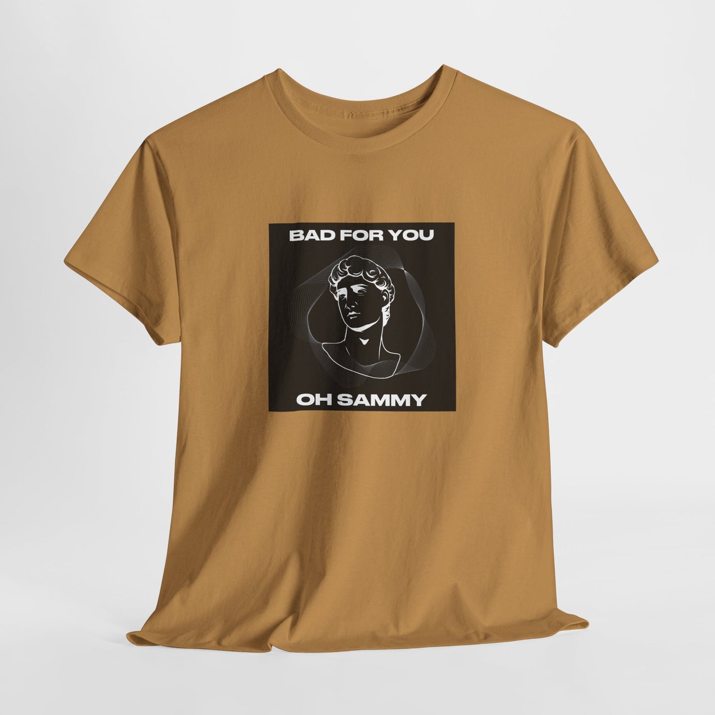 Oh Sammy BAD FOR YOU -Album cover art Unisex Heavy Cotton Tee