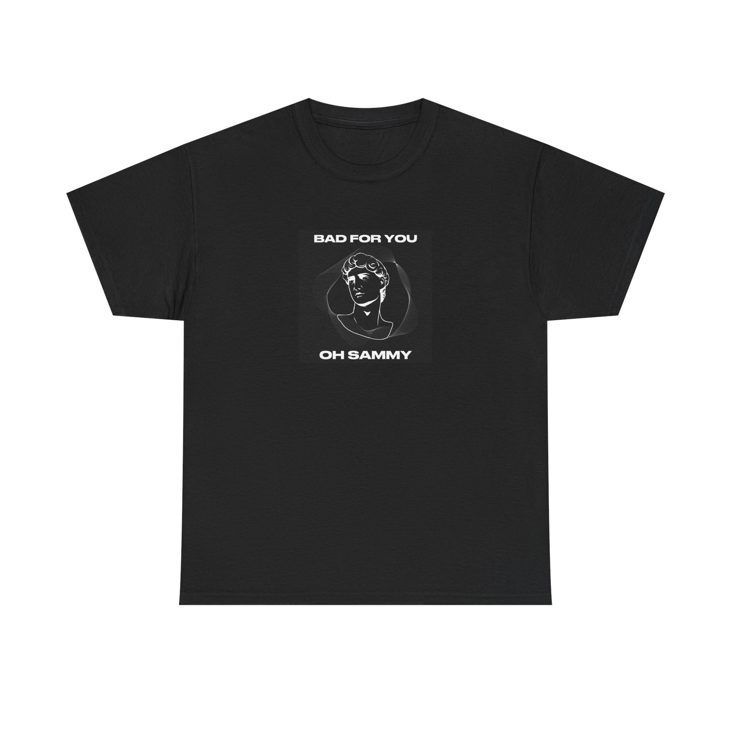 Oh Sammy BAD FOR YOU -Album cover art Unisex Heavy Cotton Tee