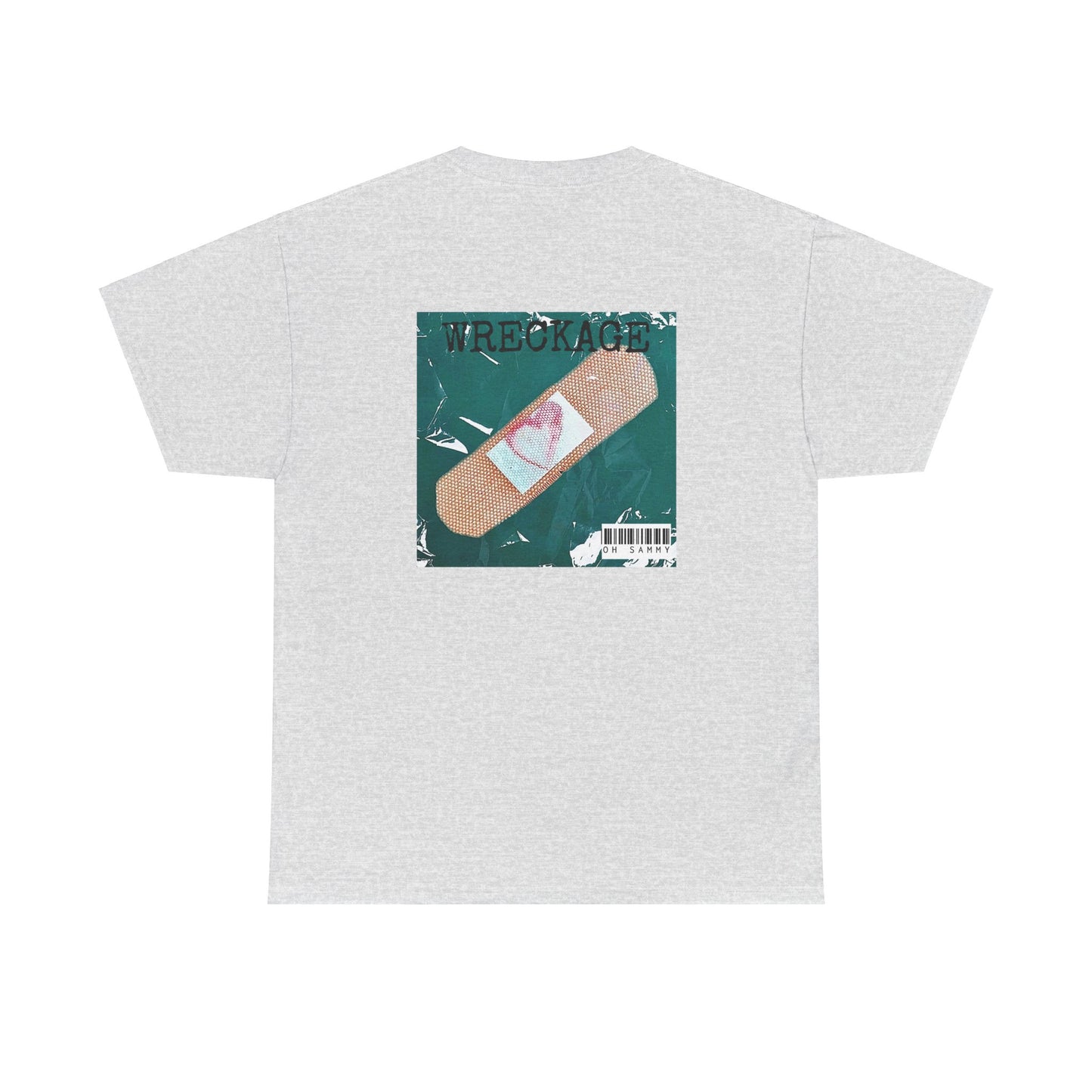 Oh Sammy WRECKAGE Album Cover Unisex Crew Neck Cotton Tee