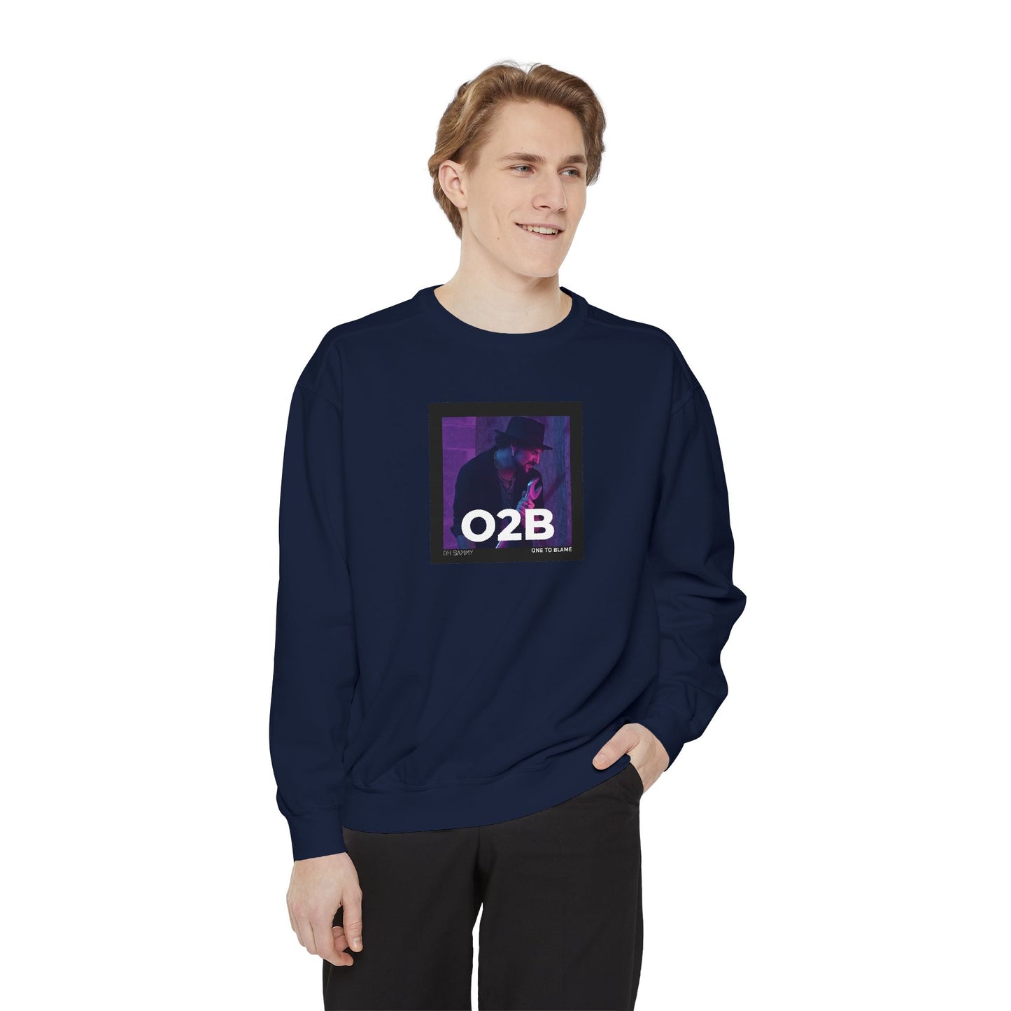 Oh Sammy ONE TO BLAME Garment-Dyed Sweatshirt