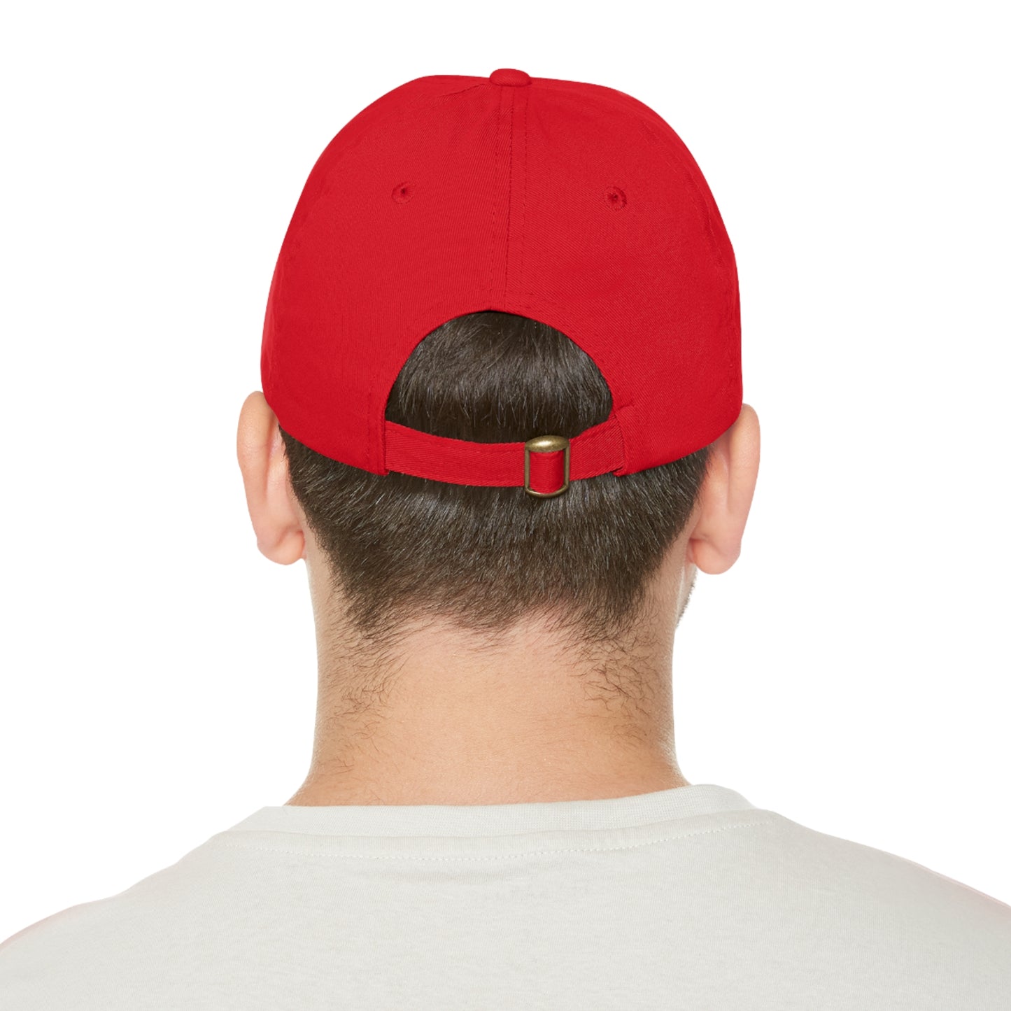 Oh Sammy CALLS ME FRIEND smiley Face Dad Hat w/ Leather Patch (Round)