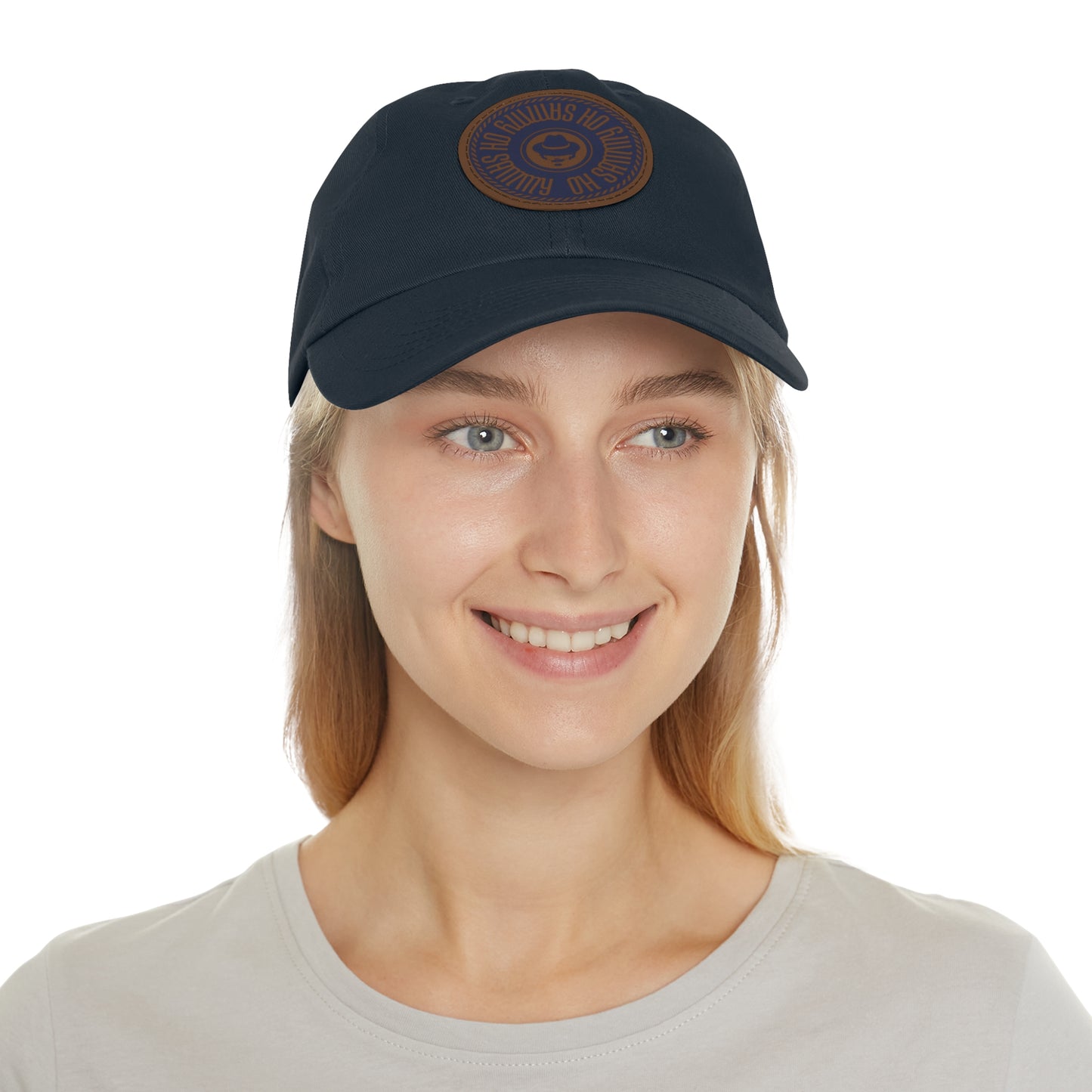 Official Oh Sammy Dad Hat with Leather Patch (Round)