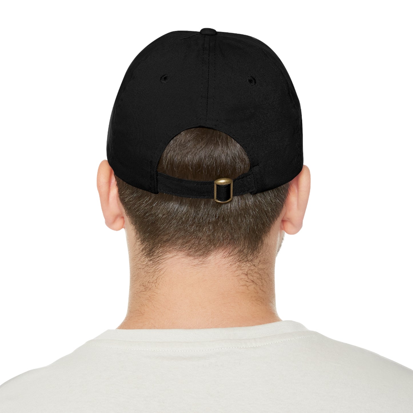 Oh Sammy CALLS ME FRIEND smiley Face Dad Hat w/ Leather Patch (Round)