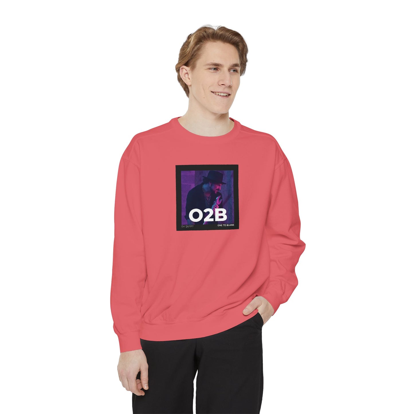 Oh Sammy ONE TO BLAME Garment-Dyed Sweatshirt