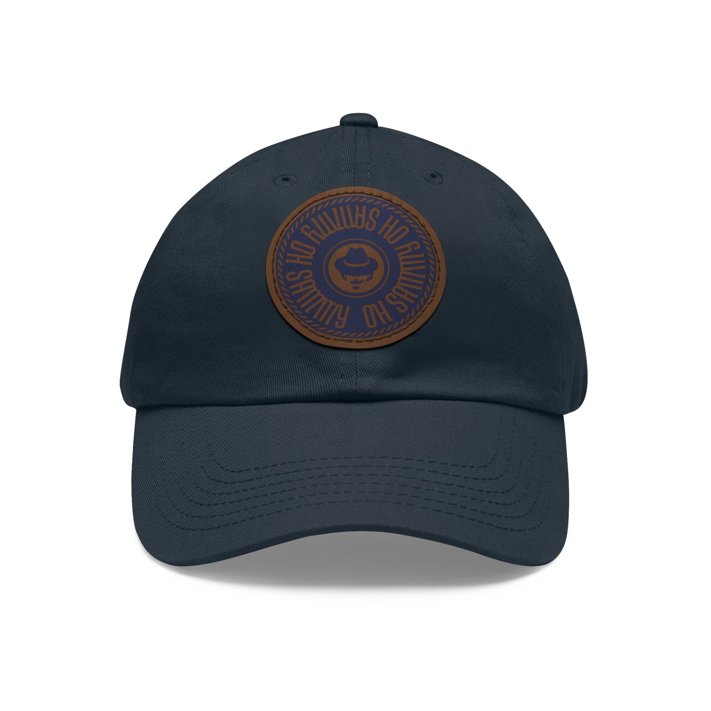 Official Oh Sammy Dad Hat with Leather Patch (Round)