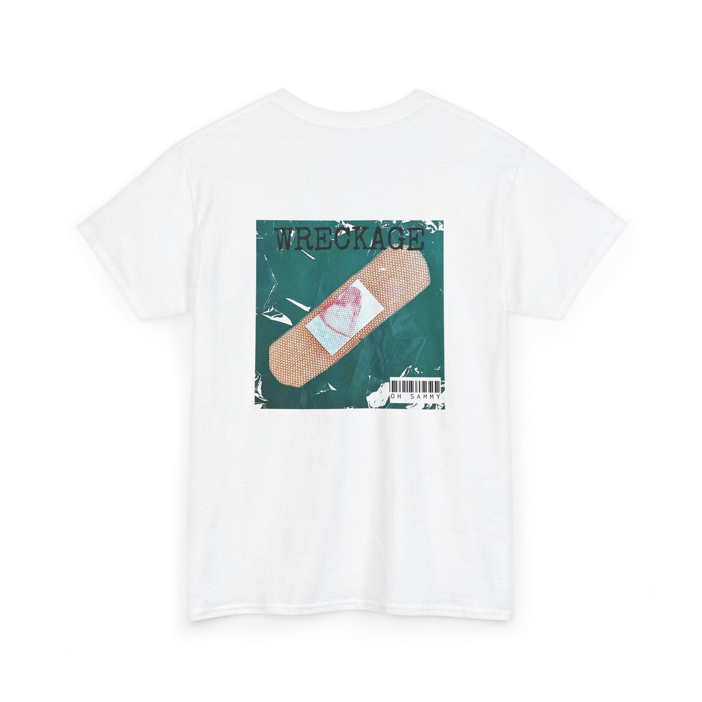 Oh Sammy WRECKAGE Album Cover Unisex Crew Neck Cotton Tee