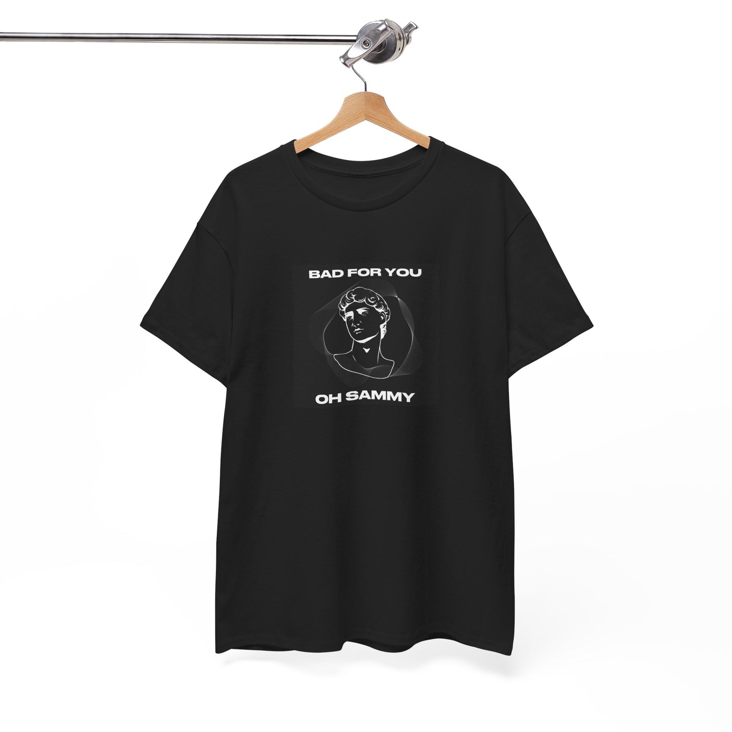 Oh Sammy BAD FOR YOU -Album cover art Unisex Heavy Cotton Tee
