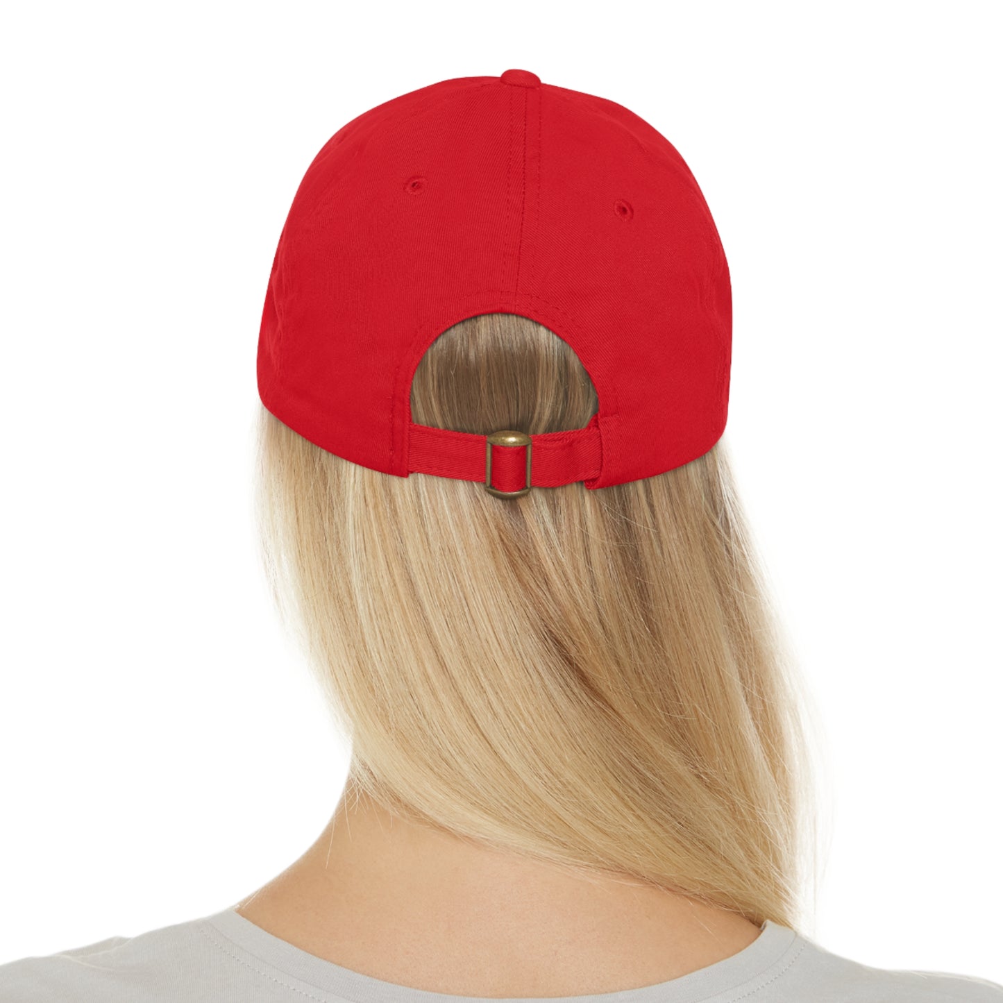 Oh Sammy CALLS ME FRIEND smiley Face Dad Hat w/ Leather Patch (Round)