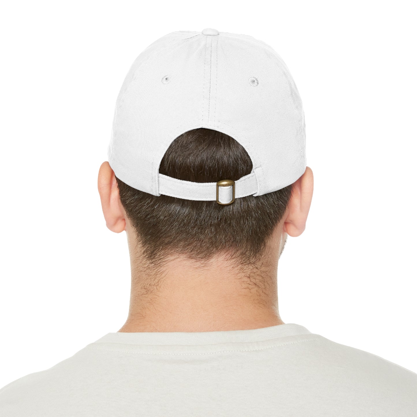 Oh Sammy CALLS ME FRIEND smiley Face Dad Hat w/ Leather Patch (Round)