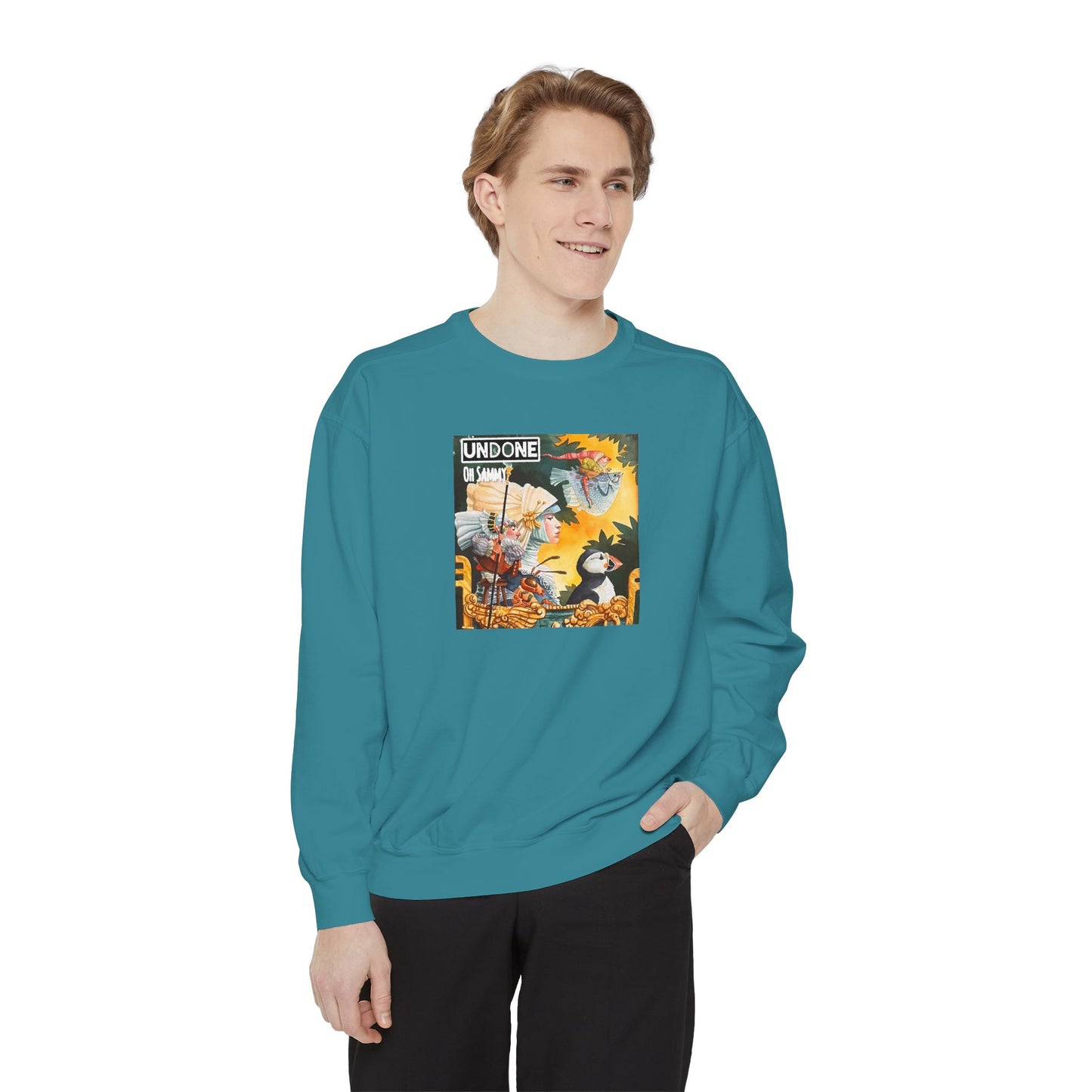 Oh Sammy UNDONE Unisex Garment-Dyed Sweatshirt