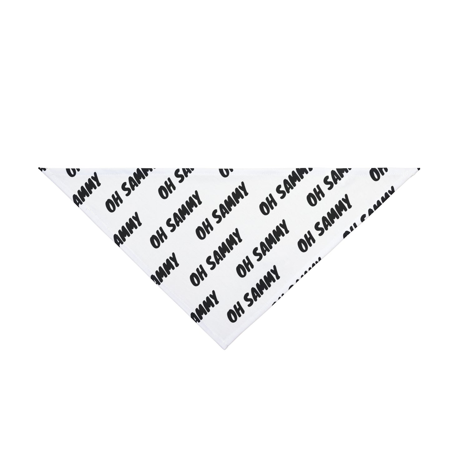 Oh Sammy Logo Pet Bandana