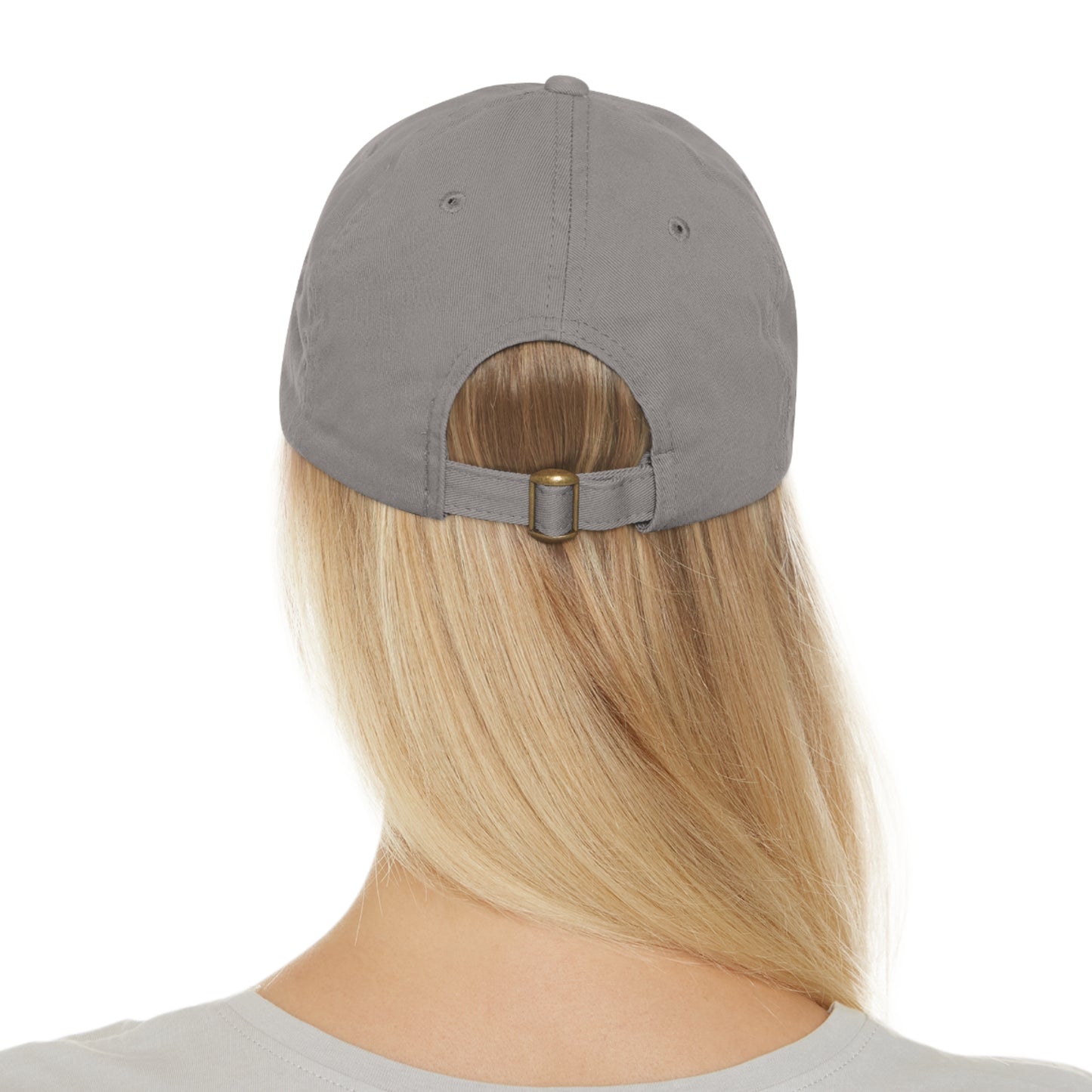 Oh Sammy CALLS ME FRIEND smiley Face Dad Hat w/ Leather Patch (Round)