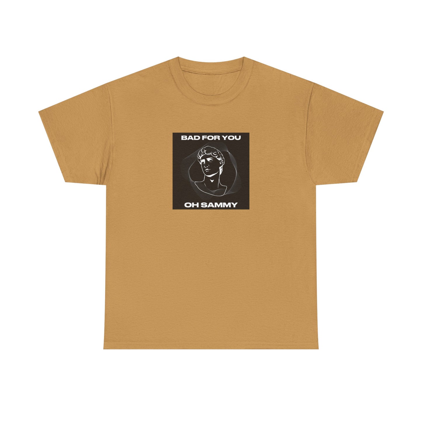 Oh Sammy BAD FOR YOU -Album cover art Unisex Heavy Cotton Tee