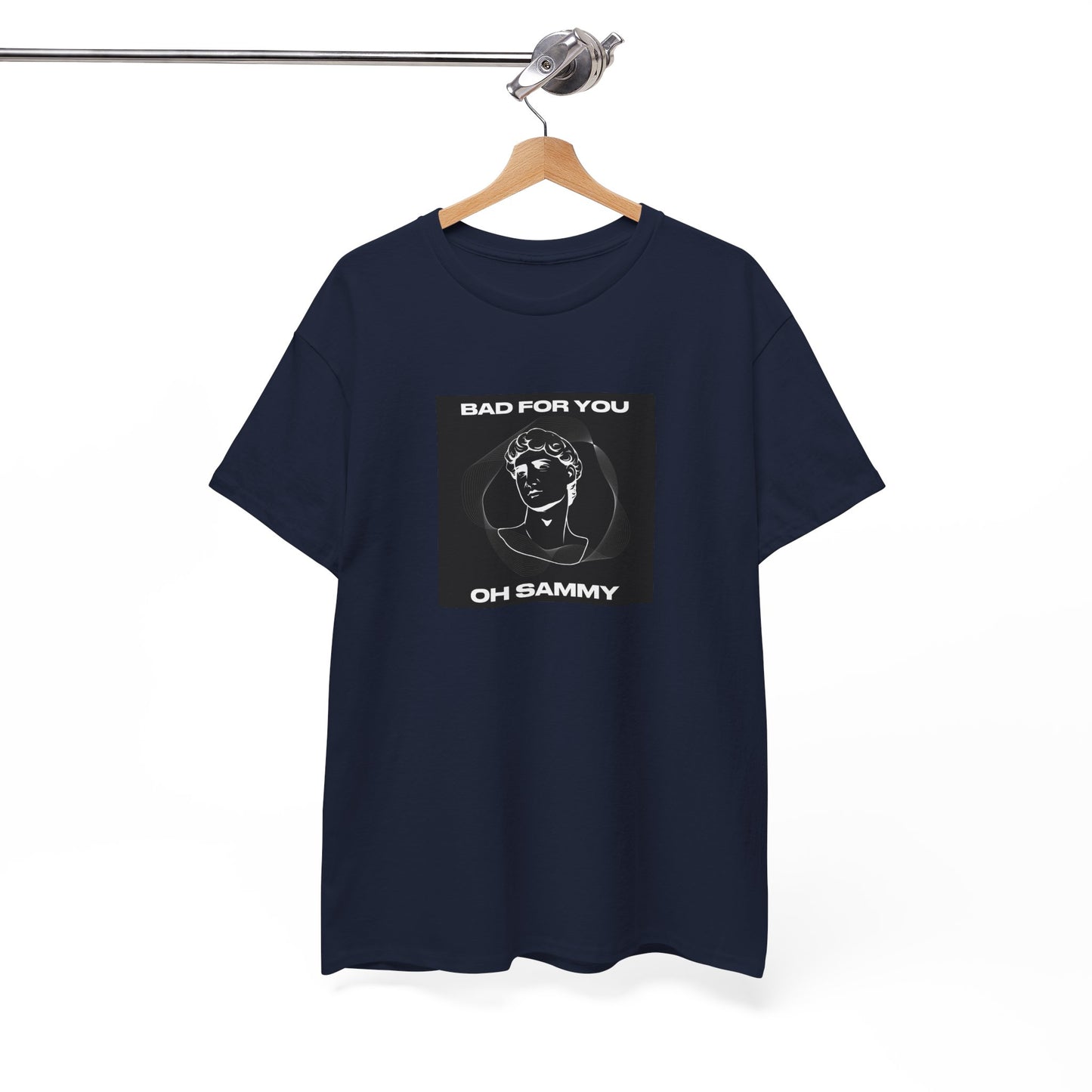 Oh Sammy BAD FOR YOU -Album cover art Unisex Heavy Cotton Tee