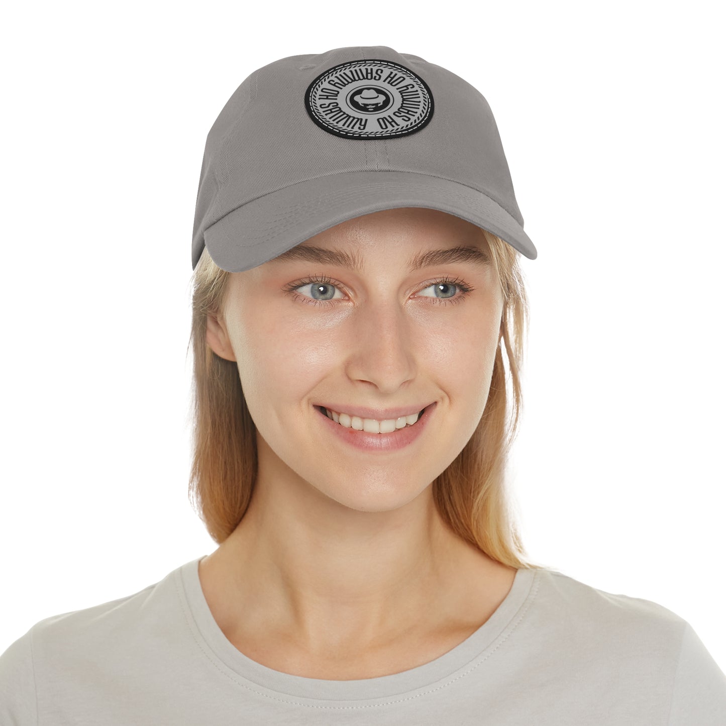 Official Oh Sammy Dad Hat with Leather Patch (Round)