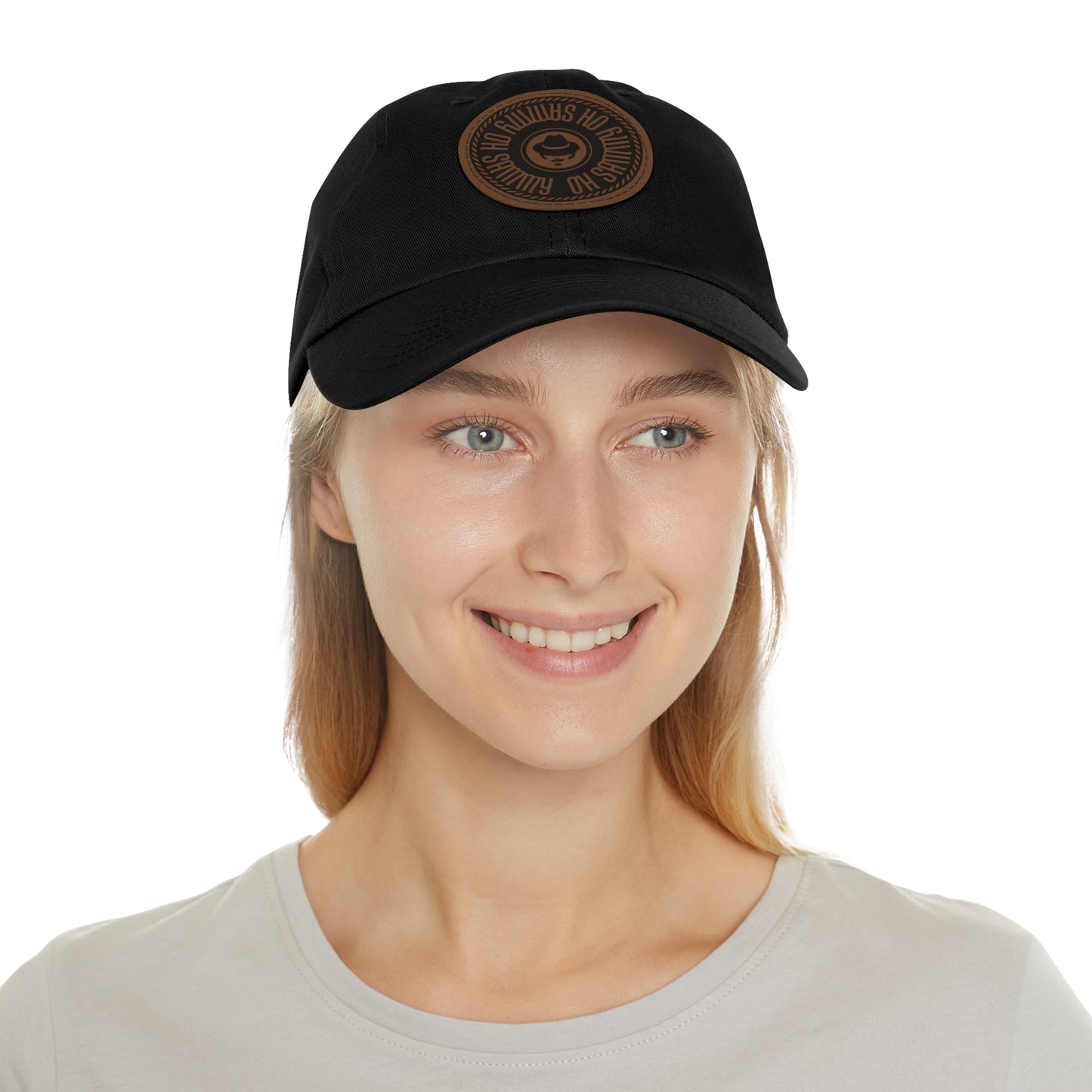 Official Oh Sammy Dad Hat with Leather Patch (Round)