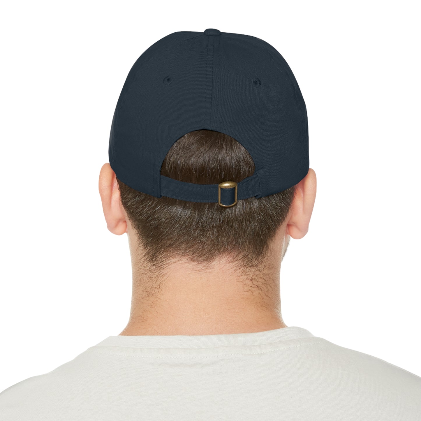 Oh Sammy CALLS ME FRIEND smiley Face Dad Hat w/ Leather Patch (Round)