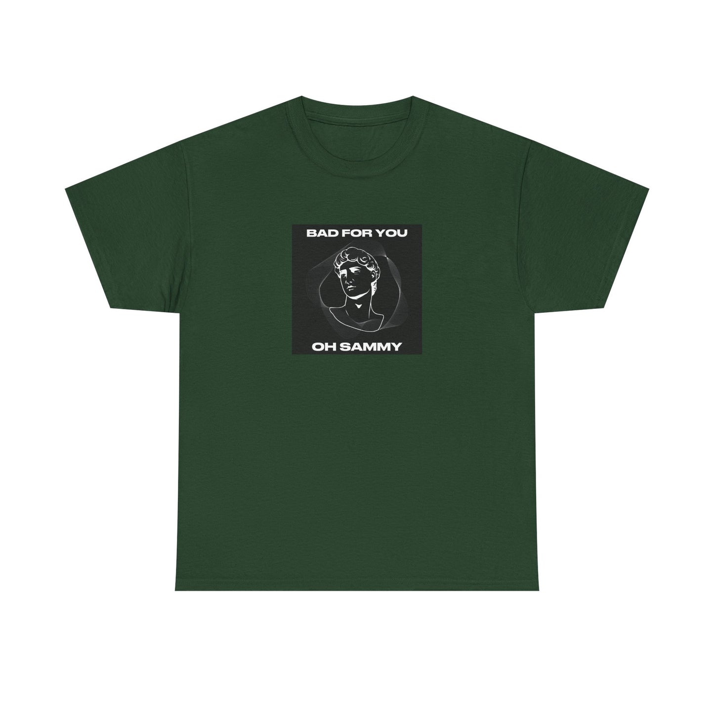 Oh Sammy BAD FOR YOU -Album cover art Unisex Heavy Cotton Tee